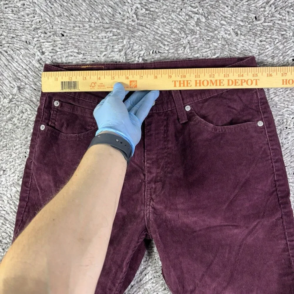 Levi 511 Corduroy Pants Lot Of 2 Mens 31x30 Preppy Stretch Designer Business